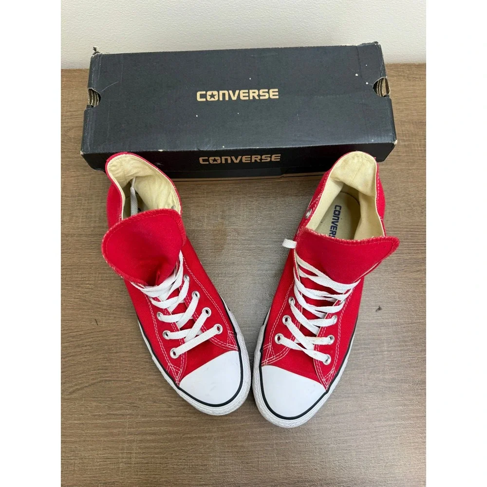Converse Unisex Adult Chuck Taylor All Star High Top, Red, 11 Womens/9 Mens
